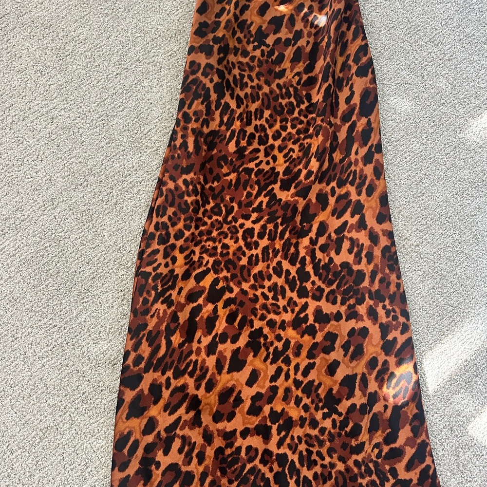 A New Day Leopard Print Maxi Skirt